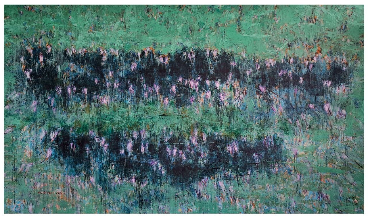 Colchicum Series (Hasrat) — horizontal rural landscape, geocritical study by Sohrab Ahmadi